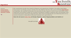 Desktop Screenshot of magnetland.de